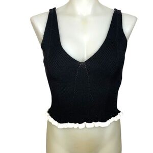 Ribbed Sweater Tank Top